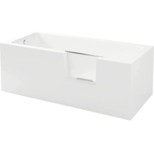 Rektangulärt badkar med badkarsdörr