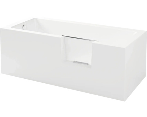 Rektangulärt badkar med badkarsdörr