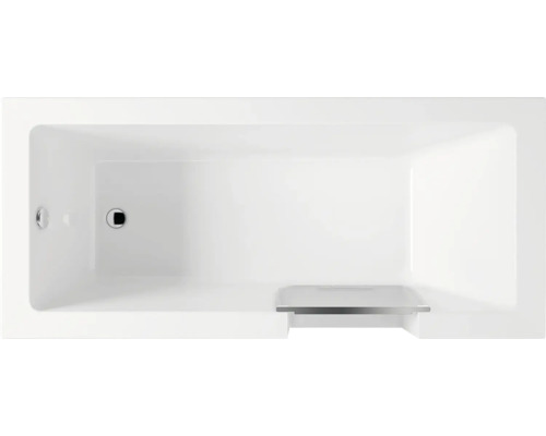 Överifrån av ett rektangulärt badkar