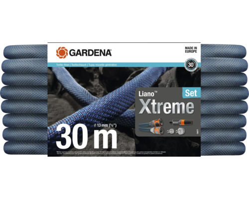 Gardena Liano Xtreme textilslangsats, 30 meter lång och 13 millimeter diameter