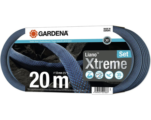 Gardena Liano Xtreme textilslang set, 20 meter