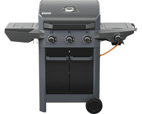 TENNEKER Gasolgrill Carbon TG-3 U 3-brännare svart