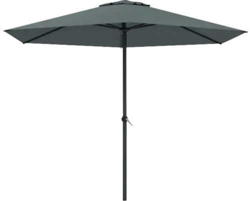 Fyrkantigt parasoll med stålstång