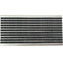 Dörrmatta med aluminiumprofiler och textilinsats