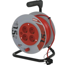 PVC-kabelvinda EMOS 4x230V, 15m