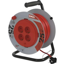 PVC-kabelvinda EMOS 4x230V, 25m