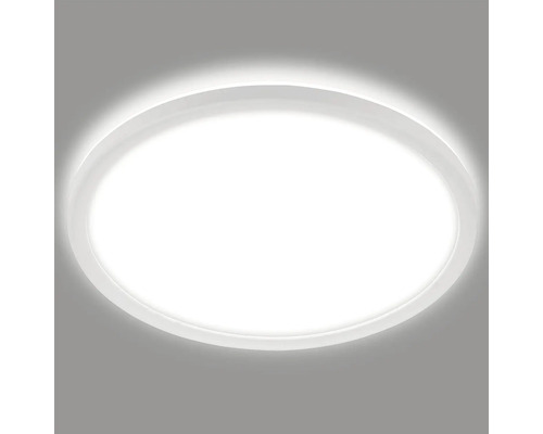 Rund taklampa av plast