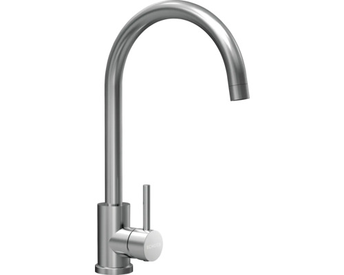 Diskhoarmatur av metall med hög pip