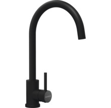 Svart köksblandare med hög pip från Schock