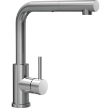 Köksblandare i metall med utdragbar dusch