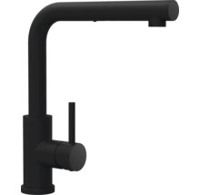 Svart köksblandare med ettgreppsblandare