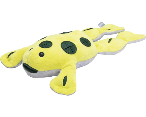 Hundleksak BEEZTEES Groda plysch Hide And Seek 31cm Gul Axolotl plyschleksak med mörka accenter