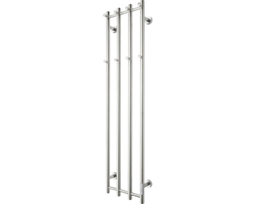 Handdukstork TVS Eldo 4 elektrisk med timer krom blank 34,5x140 cm 120 W IP44 Handdukstork av metall med flera stänger och krokar