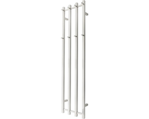Handdukstork TVS Eldo 4F elektrisk med timer krom blank 35x140 cm 120 W IP44 Fristående handdukshängare med flera armar för förvaring av handdukar