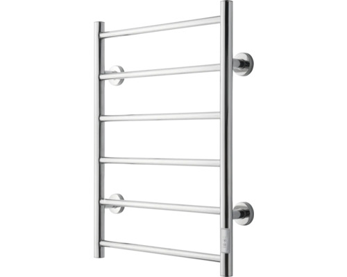 Handdukstork TVS Eldo 6 elektrisk med timer krom blank 50x69 cm 60 W IP44