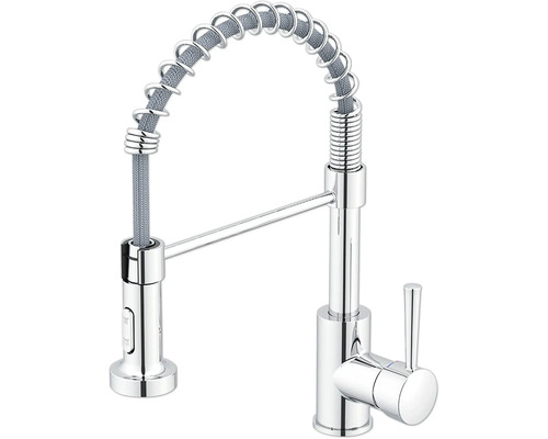 Köksblandare med flexibel pip