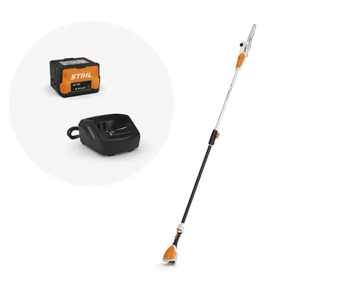Batteridriven grensax med batteri och laddare