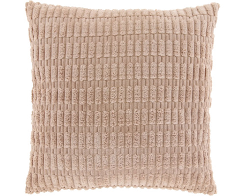 Fyrkantig kudde med manchesterstruktur.