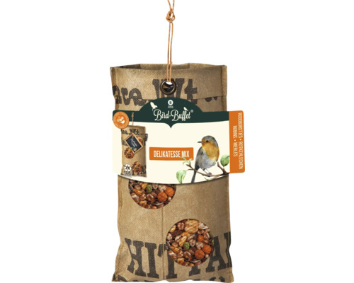 Fågelmatare Bird-Buffet Snackbag rödhake 300g