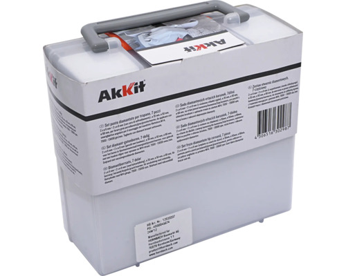 AkKit diamantborr set i plastlåda