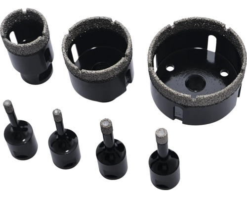 Diamantborrkronesats för borrmaskiner