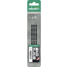 Alpen HSS Sprint borrsats, tre stycken, 3.0 millimeter