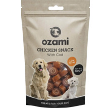 Förpackning hundsnack med kyckling och torsk