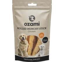 Förpackning med Ozami Roll-Munchy-Stick hundsnack med kycklingsmak