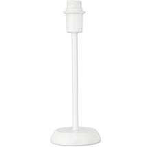 Vit bordslampssockel med lampfot