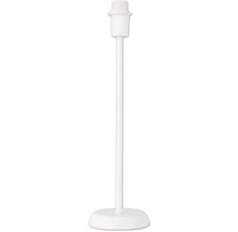 Vit bordslampa med lamphållare