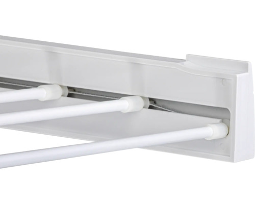 Torkställning med tre stänger för väggmontering