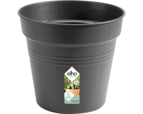 Blomkruka ELHO Green Basics Ø40x37cm svart