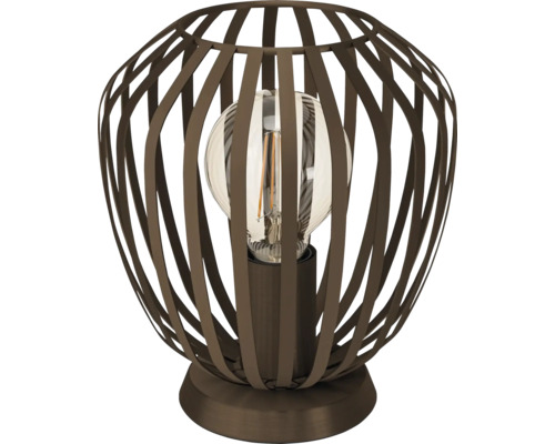 Bordslampa EGLO Espinal brons Bordslampa med metallbur och glödlampa