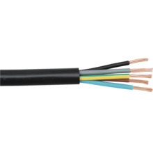 Elektrisk kabel med fem ledare