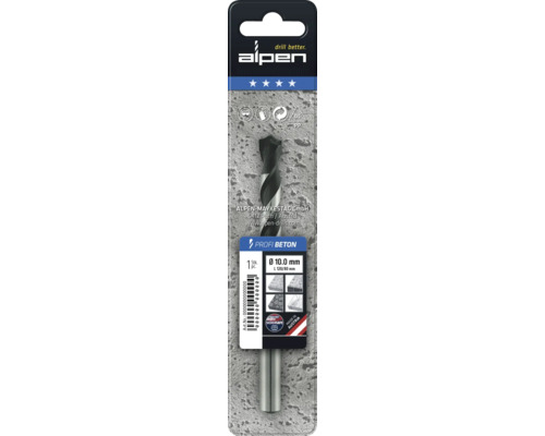 Alpen Profi betongborr, diameter 10 millimeter