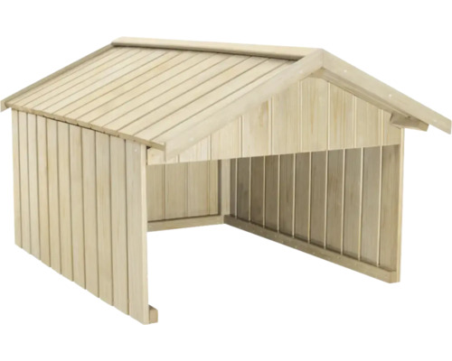 Träskjul med tak