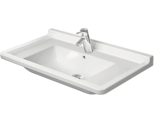 Möbeltvättställ DURAVIT Starck 3 vit blank 85x48,5 cm