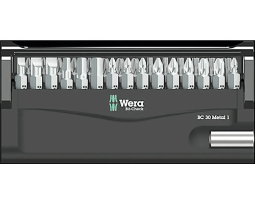 Wera Bit-Check med olika skruvmejselbitar
