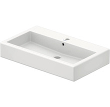 Keramisk tvättställ med blandarhål och överlopp