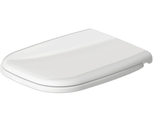 Toalettsits med mjukstängning DURAVIT D-Code vit blank