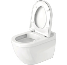 Vägghängd WC med djup spolning och öppen sits