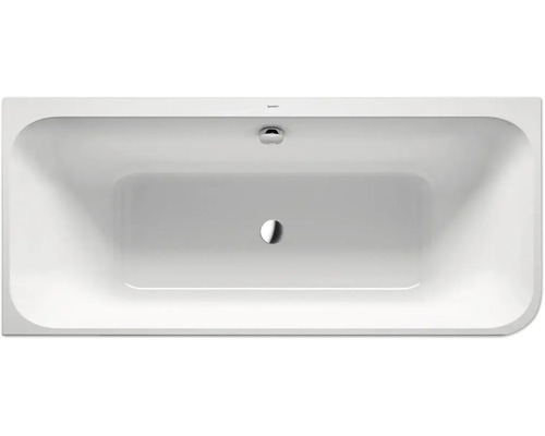Badkar mot vägg Duravit Happy D.2 vit slät högervariant 80x180 cm