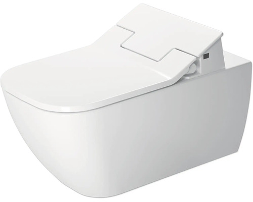 Duschtoalett DURAVIT Happy D.2 SensoWash® utan Dusch-WC-sits vit blank vattensparande utan beläggning P-lås Duschtoalett DURAVIT Happy D.2 SensoWash® utan Dusch-WC-sits vit blank vattensparande utan beläggning P-lås