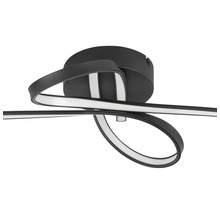 Modern LED-taklampa med böjd design för inomhusbruk