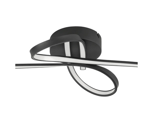 Modern LED-taklampa med böjd design för inomhusbruk