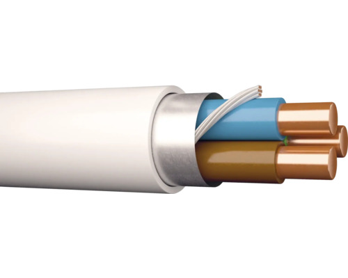 Installationskabel EQLQ Tube Pure 3G1,5 50m Elektrisk kabel med tre ledare och yttermantel