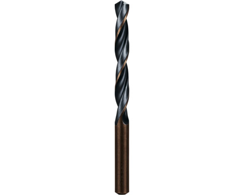 Metallborr med spiralformigt spår