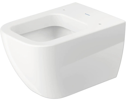 Vägghängd toalett DURAVIT Happy D.2 utan WC-sits vit blank vattensparande P-lås