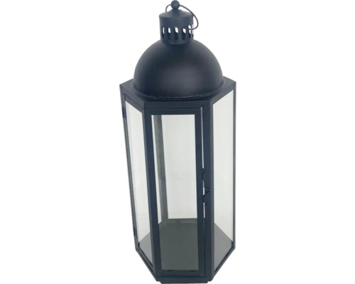 Lykta LAFIORA metall 20x17x50cm svart