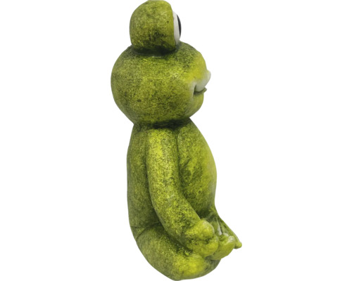 Dekorativ grodfigur sittande